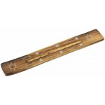 Sanu Babu Stojánek na vonné tyčinky stříbrný potisk Slunce 30 cm – Zboží Dáma