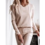 Lara Fashion Triko Basic s dlouhým rukávem Béžové – Hledejceny.cz