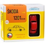 Abrex Stavebnice škoda 1201 1956 Taxi Červená 1:43 – Zboží Dáma