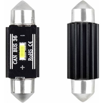 AMiO LED žárovky CANBUS 1 SMD UltraBright 1860 Festoon 36mm White 12V/24V – Hledejceny.cz