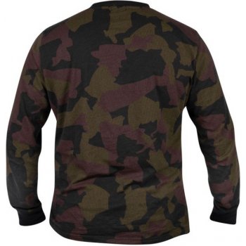 Avid Carp Triko s Dlouhým Rukávem Distortion Camo Lite T-Shirt Long Sleeve