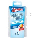 Spontex Dishmop Non Scratch jemná houbička náhrada, 3 ks – Zboží Dáma