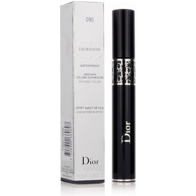 Christian Dior Diorshow Backstage Waterproof řasenka 90 Black 11,5 ml