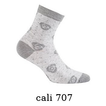 Gatta dámské vzorované ponožky Cottoline G 84.01N černá