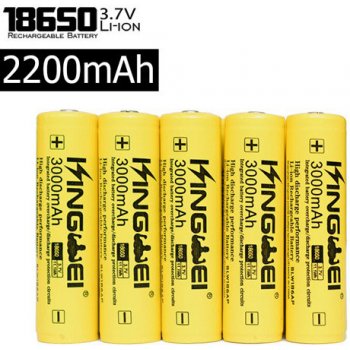 UltraFire 3.7V 18650 NCR Li-ion 1 ks 2200mAh