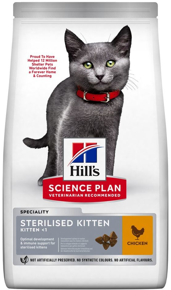Hill\'s Science Plan Sterilised Kitten Chicken 10 kg