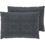 LIVARNO z mikrovláknitého saténu kruhy/antracitová 50 x 60 cm 2 ks – Zbozi.Blesk.cz