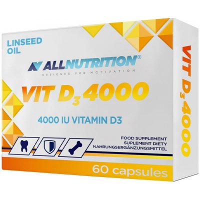 Allnutrition Vit D3 4000 IU 60 Kapslí – Hledejceny.cz