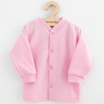 New Baby Kojenecký bavlněný kabátek Happy Elephant pink – Zboží Dáma
