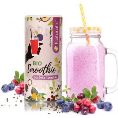 Naturalis Smoothie Borůvka Brusinka Bio 180 g – Hledejceny.cz