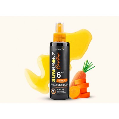 Opalovací olej SUN BRONZ SPF 6 - Carotene – Sleviste.cz