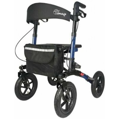 Timago Chodítko čtyřkolové YOLA AIR, pneumatická kola, modrá – Zboží Dáma