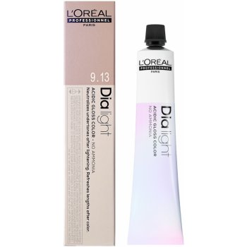 L'Oréal Dialight tónovací přeliv 9.13 velmi světlá blond popelavá zlatá 50 ml