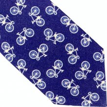 Modro bílá chlapecká kravata Kolo