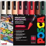 Uni PC-5M Posca Autumn mix zemitých tónů 8 ks – Zboží Dáma