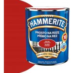 Hammerite přímo na rez hladký 0,25L Červený Červený – HobbyKompas.cz
