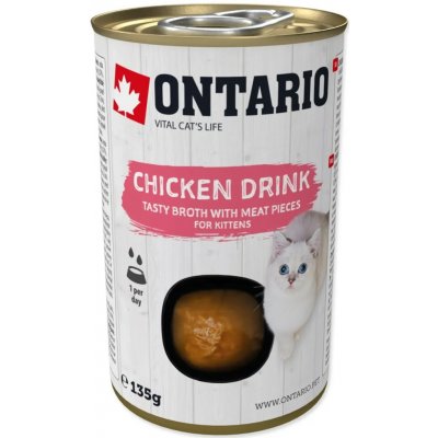 ONTARIO Nápoj pro koťata Drink Kitten s kuřecím masem 135 g – Hledejceny.cz
