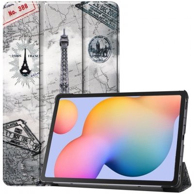 Protemio 75309 ART Zaklápacie puzdro pre Samsung Galaxy Tab S6 Lite 2024 / S6 Lite 2022 / S6 Lite EIFFEL TOWER – Zbozi.Blesk.cz