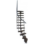 Minka STAIRS modulové schodiště Monte Carlo ořech/bílá, 293,8 cm – Zboží Mobilmania