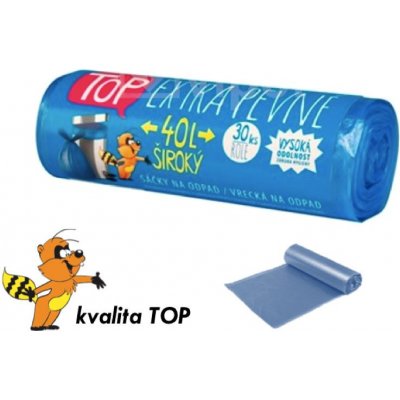 Vipor Pytle Top HDPE extra pevné 40l 10µm 30 ks modré – Zbozi.Blesk.cz