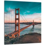 Obraz- Golden Gate, San Francisco, jednodílný 30x30 cm – Hledejceny.cz