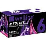 Wellion Medfine Plus jehly 31Gx6 mm 100 ks – Zbozi.Blesk.cz