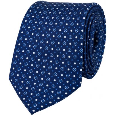Bubibubi hedvábná kravata Narni modrá – Sleviste.cz