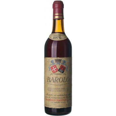 Fratelli Giacosa Barolo Riserva suché červené 1970 0,75 l (holá láhev) – Hledejceny.cz