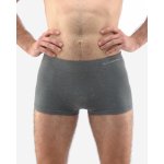 Bambusové boxerky s delší nohavičkou EcoBamboo 54005P šedá – Zboží Mobilmania