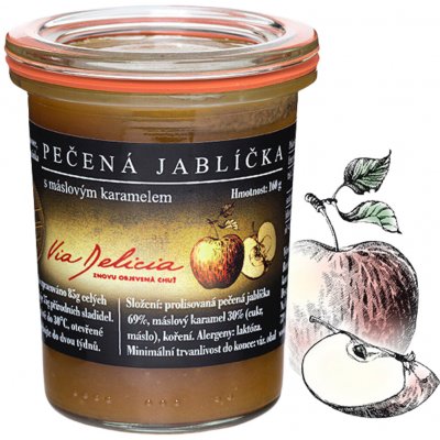Via Delicia Pečená jablíčka s máslovým karamelem 160 g – Hledejceny.cz
