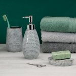 KELA Pohár Dots keramika šedohnědá KL-23601 – Zboží Mobilmania