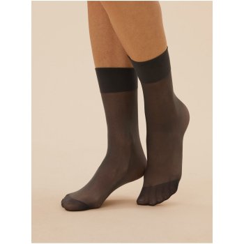 Marks & Spencer Sada čtyř párů dámských matných silonkových ponožek 10 DEN v černé