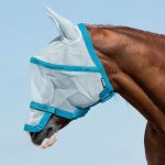 Horseware Maska na hlavu Rambo Plus baby blue – Zboží Dáma