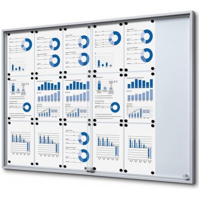 Jansen Display interiérová vitrína 18 x A4 – Zboží Živě