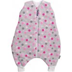 KAARSGAREN Letní spací pytel s nožičkami bambus šedý s puntíky – Sleviste.cz