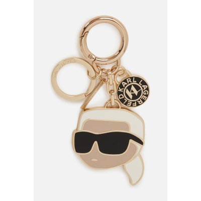 Přívěsek na klíče KARL LAGERFELD IKON CHARM KEYCHAIN LIGHT GOLD – Hledejceny.cz