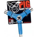 Skate klíč Pig Wheels Tri-Socket Threader Tool - Blue – Zbozi.Blesk.cz