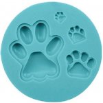 Cakesicq Silikonová formička psí tlapky 9,5cm – Sleviste.cz