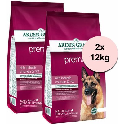 Arden Grange Premium Chicken 2 x 12 kg – Hledejceny.cz