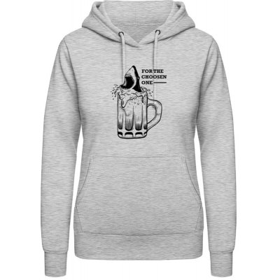 AWDis Hoodie mikina Pivo pro vyvolené Šedivá šedá dámské