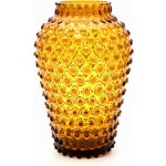 Váza 25cm - Hobnail - Ananas - amber – Hledejceny.cz