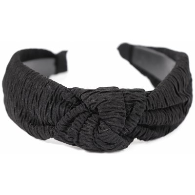 Černá čelenka s uzlem – Zboží Dáma