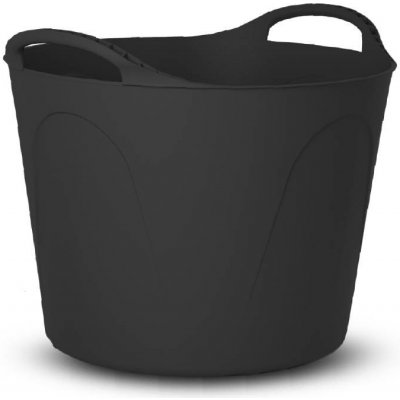 Flexi vědro kýbl z pružného plastu objem 43 l černá – Zboží Mobilmania