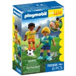 Playmobil 72058 Fotbalista s fotbalistkou – Zboží Živě