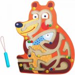 CAB Toys Montessori Drevené magnetické bludisko zajačik – Hledejceny.cz