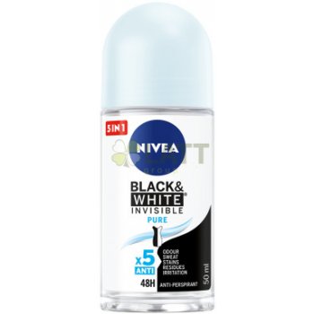 Nivea Invisible for Black & White Pure roll-on 50 ml