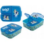Stor multibox na svačinu Bluey se 3 přihrádkami – Zboží Dáma