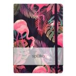 Spoko zápisník, Jungle IV plameňák A5, 75 g, 96 listů linkovaný – Zboží Živě