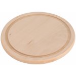 ČistéDřevo Prkénko kulaté 22 cm s kanálkem – Zboží Dáma