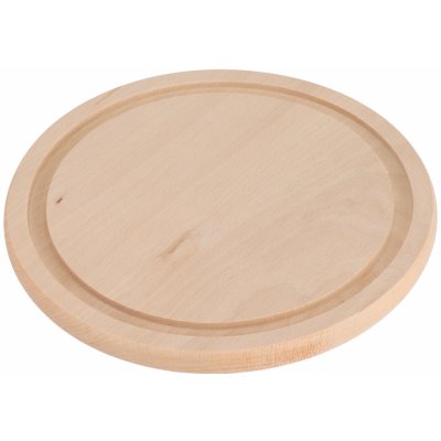 ČistéDřevo Prkénko kulaté 22 cm s kanálkem – Zboží Dáma